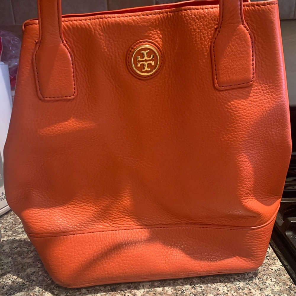 tory burch orange handbag